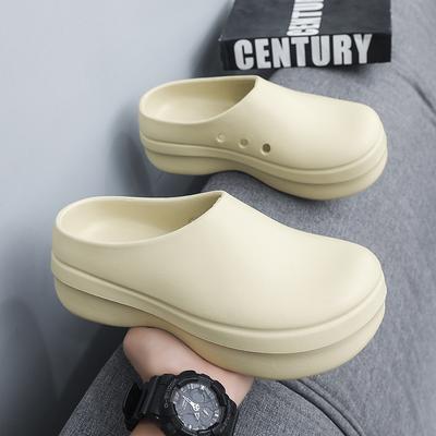 Обувь для шеф-повара Baotou Drag из ЭВА с толстой подошвой, нескользящая и износостойкая, спортивная, прохладная, с чехлом для ног, увеличивающая высоту обуви для мужчин и женщин