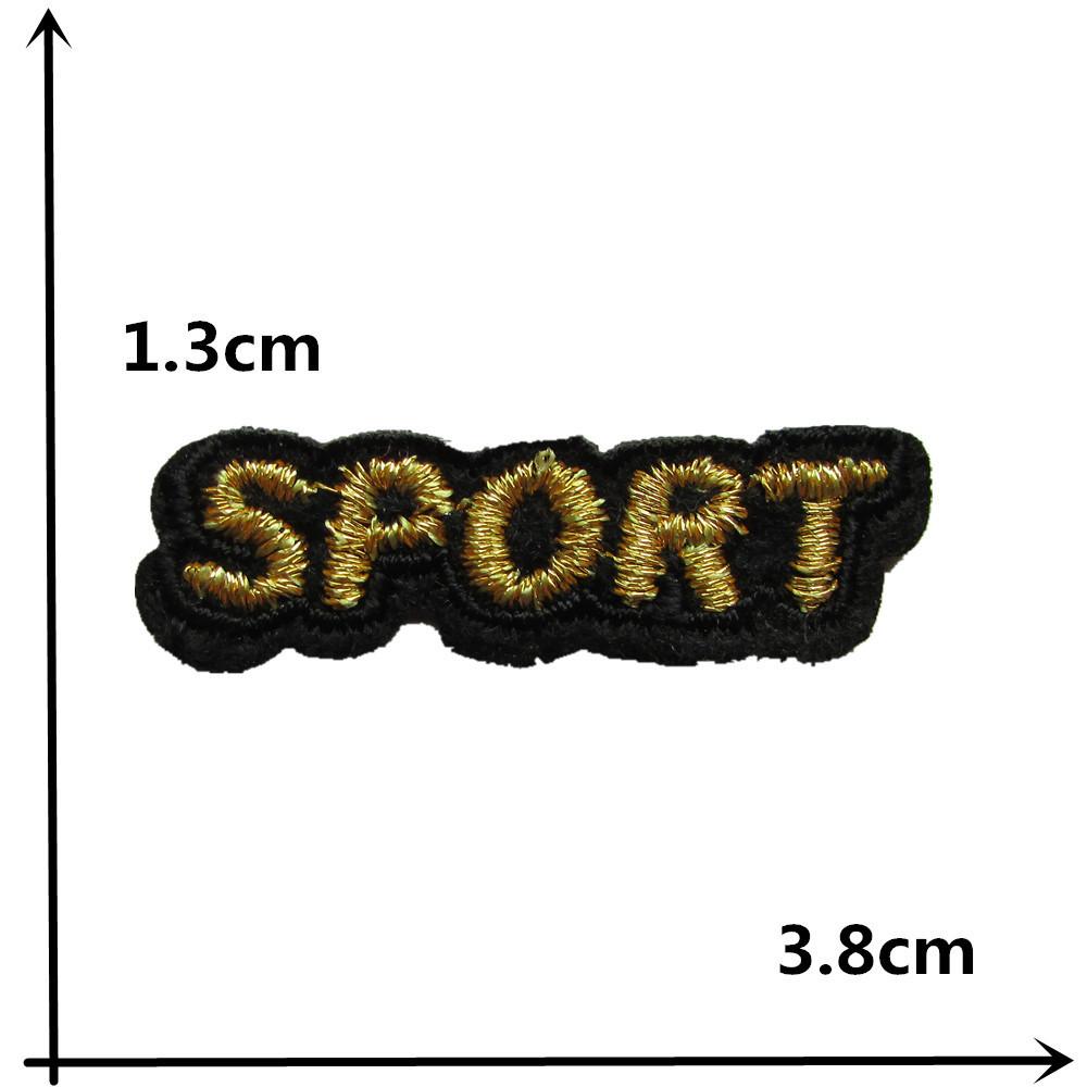 Letter Embroidery Hot Melt Adhesive Ironing Badge Cloth Sticker Diy Sewing Decorative Clothing Accessories Patch Cloth Sticker