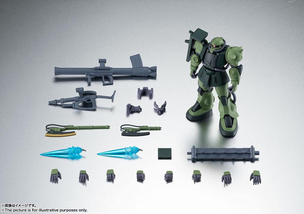 TAMASHII NATIONS ROBOT Spirits Mobile Suit Gundam 08th MS Platoon Ground Type Zaku II JC Type 125 мм окрашенная подвижная фигурка BAS62984 [SIDE MS] MS-06JC