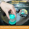 Multi-functional Hydraulic Dishwashing Brush Automatically Presses Liquid Washing Pot Brush Artifact Washing Pot Brush Kitchen Cleaning Brush