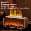 Увлажнитель-диффузор для камина Диффузор для эфирных масел Имитация Компактный 200 мл Защита от сухого горения 7 цветов подсветки для спальни