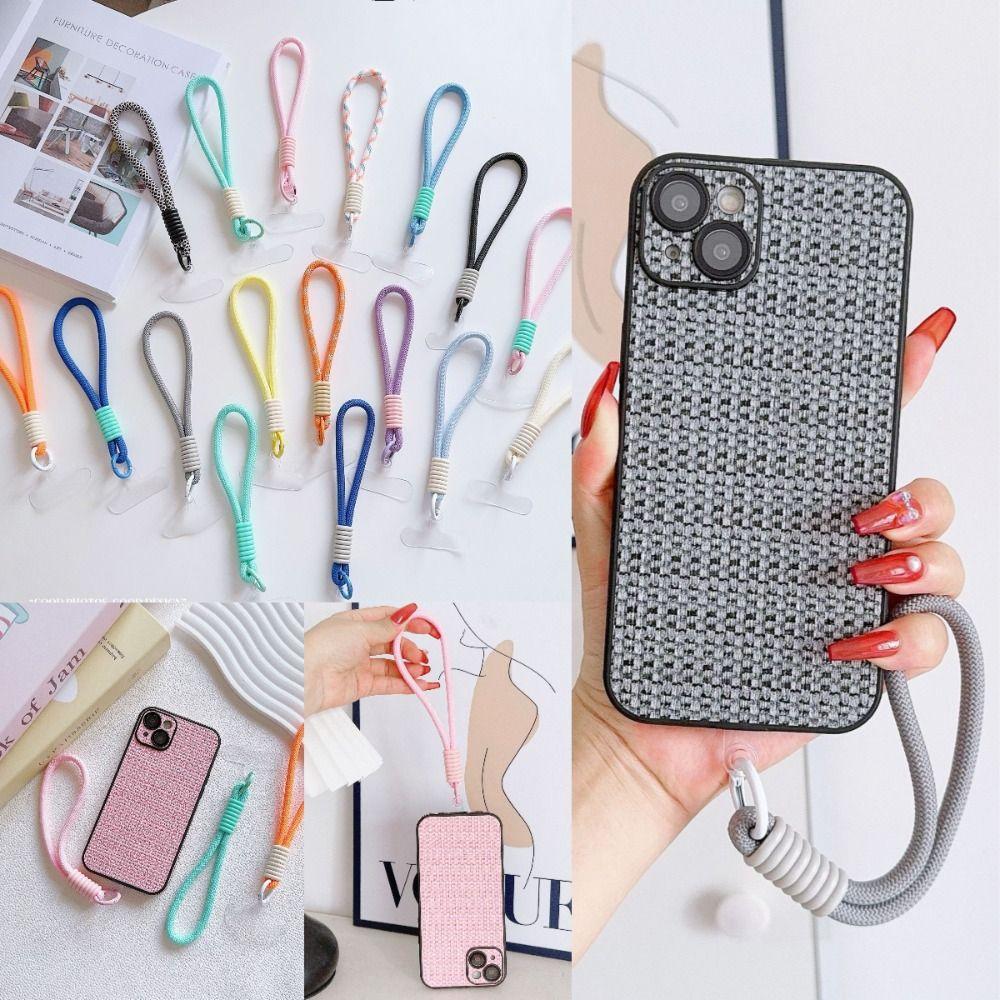Detachable Hanging Chain Ring Cord Universal Cell Phone Rope Bracelet Phone Case Phone Accessories