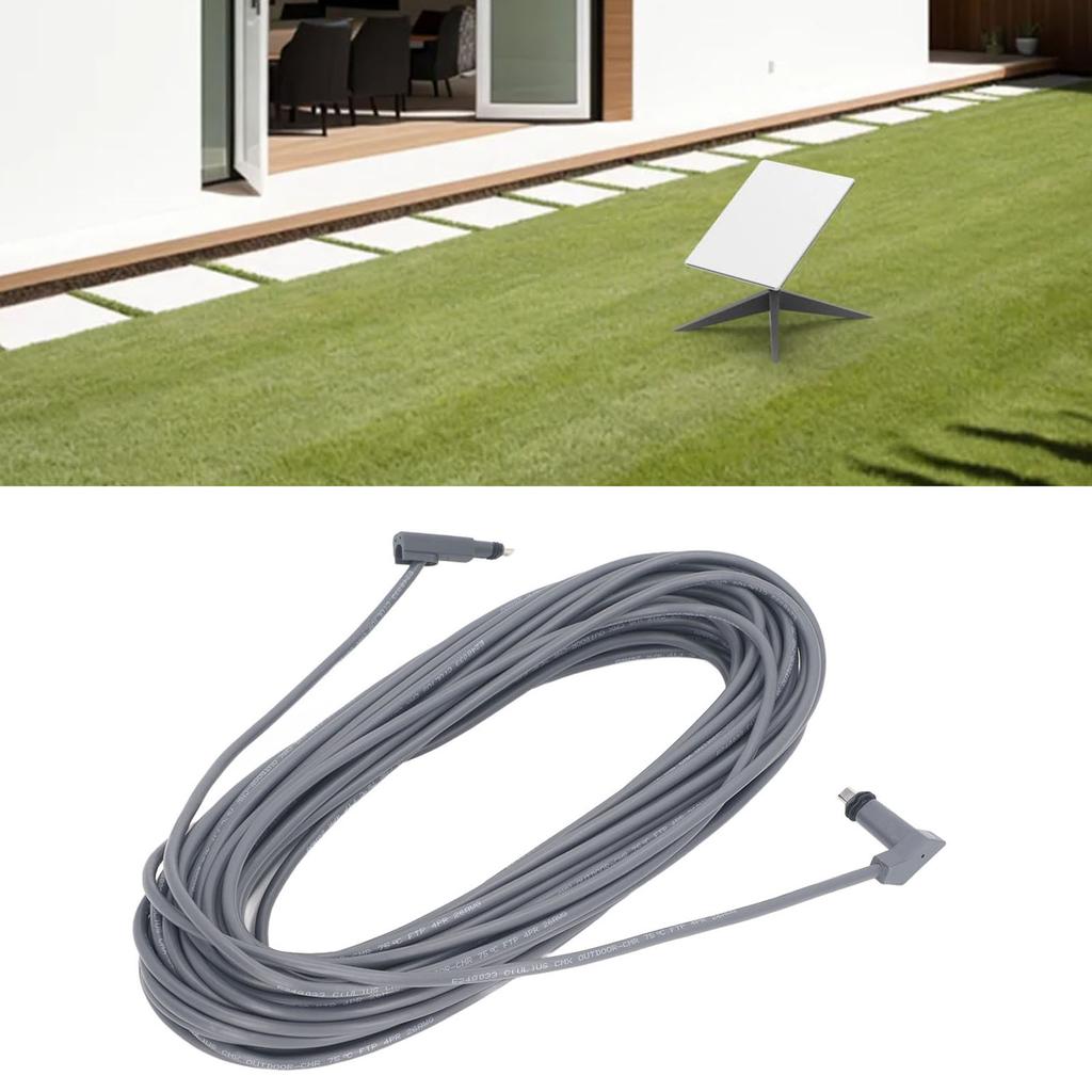 Для Starlink V2 Провод Прямоугольный Спутниковый Сменный Кабель Многофункциональный Серый Цвет 30 футов для Starlink V2 Провод