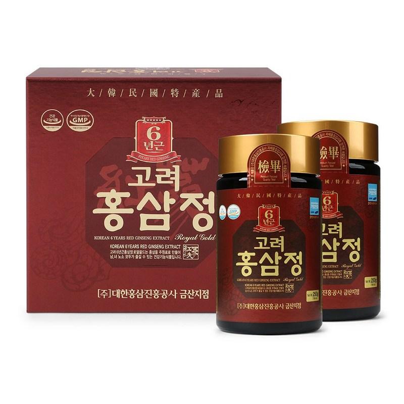 Korea Red Ginseng Promotion Corporation Экстракт красного корейского женьшеня 6-летней выдержки Royal Gold 250 г 2 бутылки, 250 г, 2 единицы