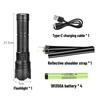 Большой светодиодный фонарик Супер яркий Дальнобойный фонарь Перезаряжаемый Сверхмощный Уличный Тактический ручной фонарь Кемпинговый фонарь