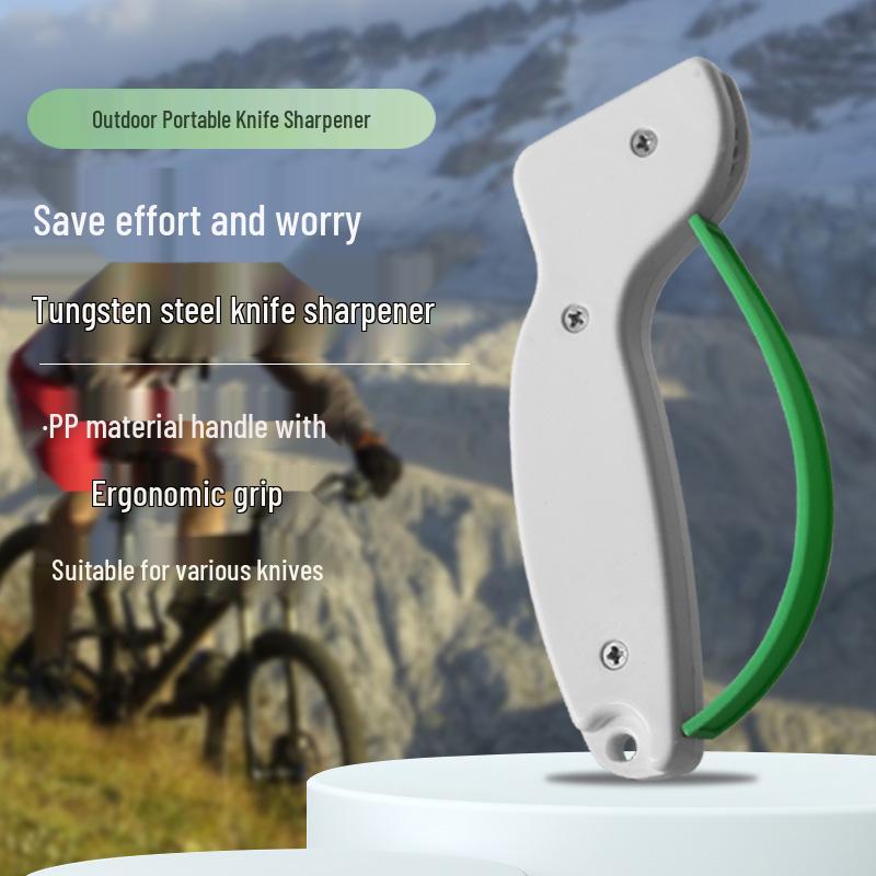 In Stock: Outdoor Portable Knife Sharpener - Tungsten Steel Handheld Tool