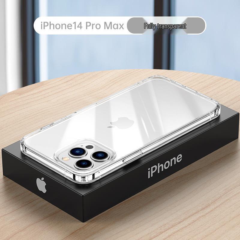 Прозрачный Магнитный Защитный Чехол Два-в-Одном Ударопрочный для iPhone 15/14 Pro Max