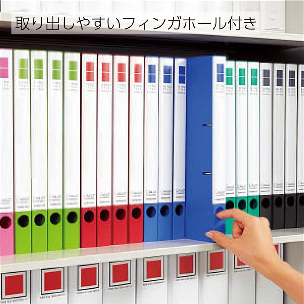 KOKUYO File Ring File Slim Style PP Sheet Cover A4 220 Sheets Pink F-URF430NP