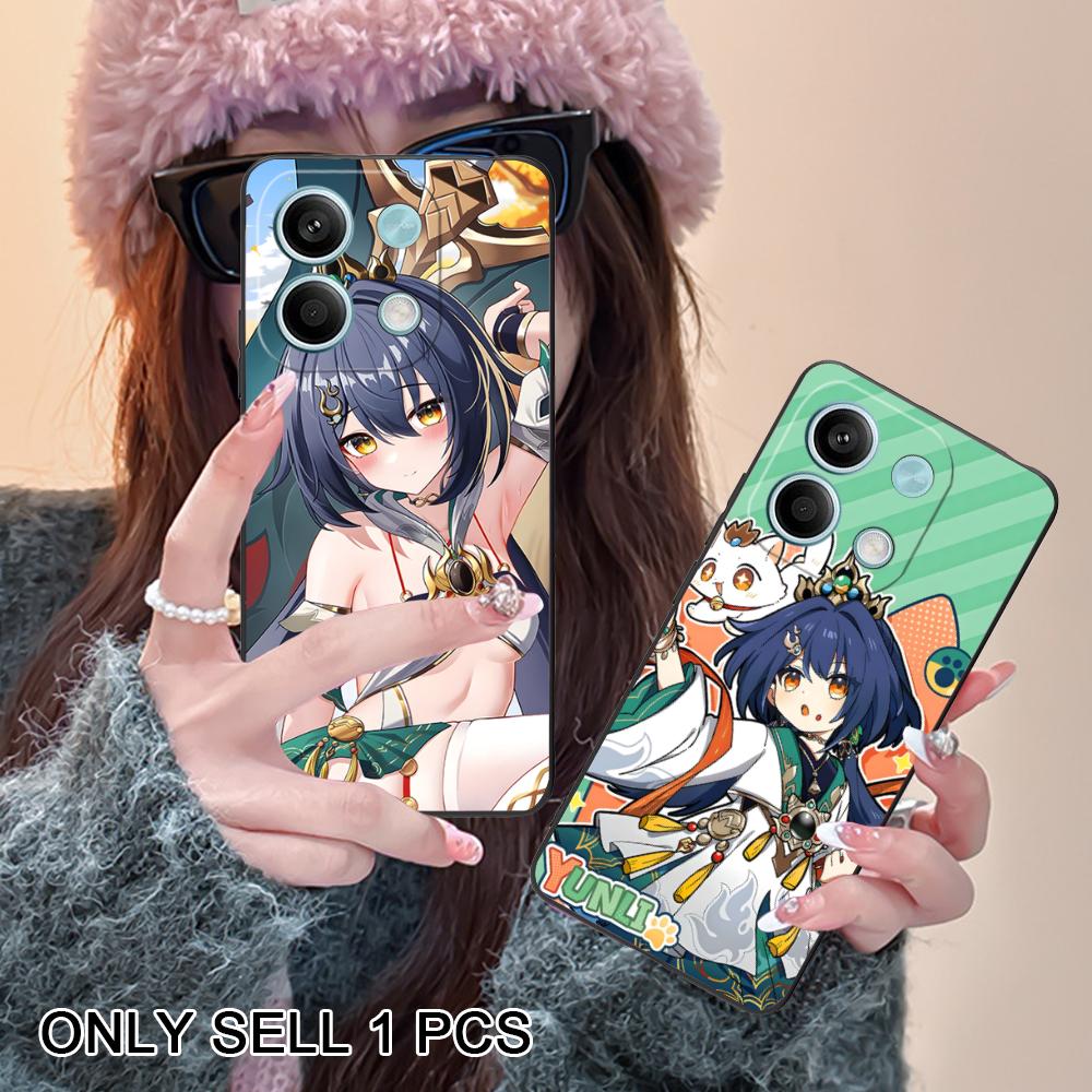 HSR Yunli Matte TPU Mobile Phone Case for POCO F8 F7 F6 F5 F4 F3 F2 Pro GT C75 C71 C65 C61 C40 Pro Ultra Colorful Cover