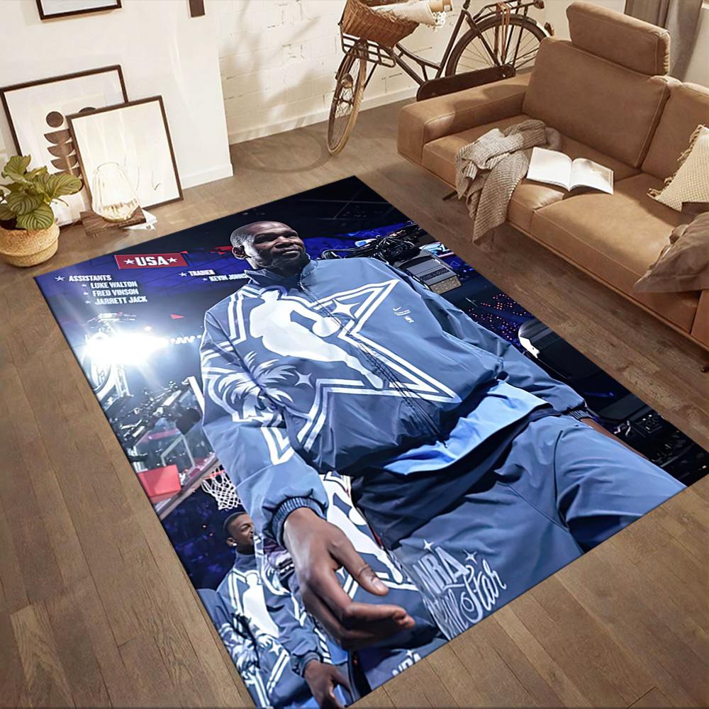 Kevin Durant Square rugs are a great choice for living rooms, bedrooms, home décor, and as gifts.