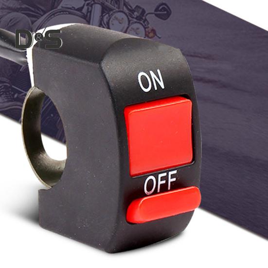 Фара мотоцикла, тумблер на руле, винтовое крепление, светильник, вкл.-выкл., главный выключатель управления, мотоцикл, байк, квадроцикл, UTV, аксессуары для скутера