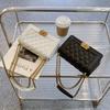 New High-end Hot Mom Rhombus Chain Bag Trendy Shoulder Oblique Span Women's Bag