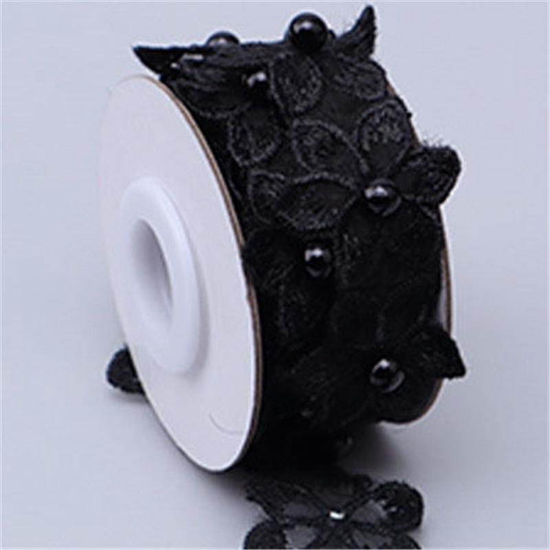 Изысканное свадебное платье, 1 ярд, аксессуары «сделай сам», кружевная вышитая лента, одежда, шитье, отделка цветами из бисера