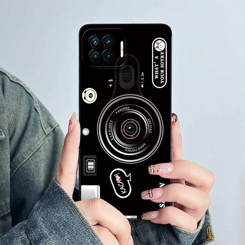 Чехол для телефона OPPO Reno4 Lite Reno4 F Чехол Reno 4 Lite 4F Мягкий Силикон Мультяшный Funda Милый Панда Цветок Печатный Coque Корпус