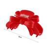Новогодний Красный Красный Зажим для Волос Ацетатный Бант Зажим-Клешня Модный Ацетатный Бант Коготь для Волос Женский