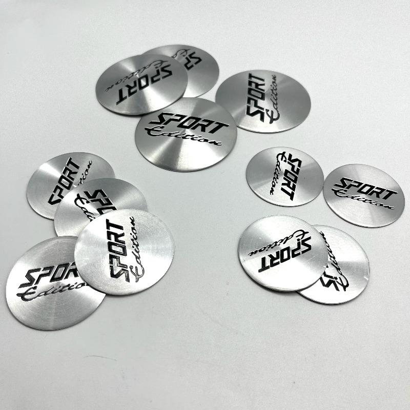 4pcs/Lot 56mm 60mm Universal Car Wheel Center HubCap Sticker Sport Edition Badge Emblem Sticker Styling Auto Accessorie