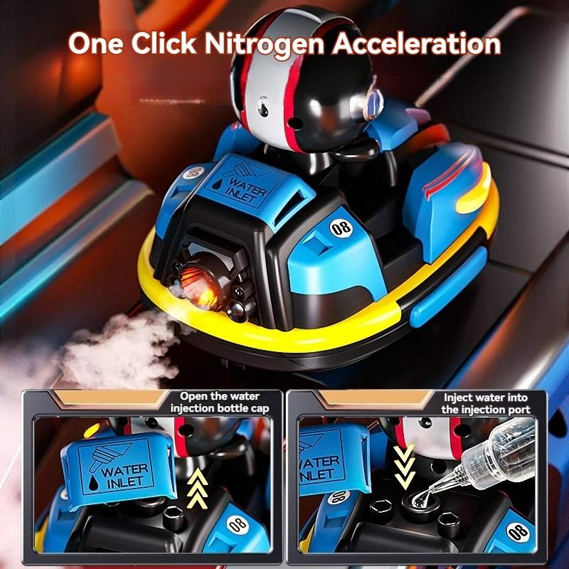 RC Battle Bumper Car Toy для малышей, мальчиков и девочек, катапультный робот, картинг, музыка, свет, RC Battle Game для детей, семейные сражения