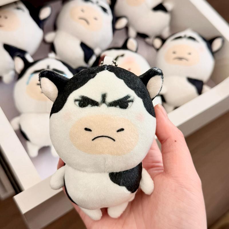 10-20 см Забавная Плюшевая Игрушка Животное с Эмоциями Набитая Кавайная Корова Панда Маленькая Плюшевая Игрушка Подарок