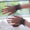 Star Glitters Mesh Arm Sleeves For Nail Photography Studio Breathable Shining Cuff Sleeves Armwear Fashion Accessories