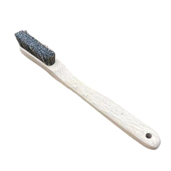 Yousheng Rock Climbing Brush with Wooden Ergonomic Handle Thick Boar Bristles Portable Indoor Outdoor Climbing Bouldering Brush Cleaning Tool