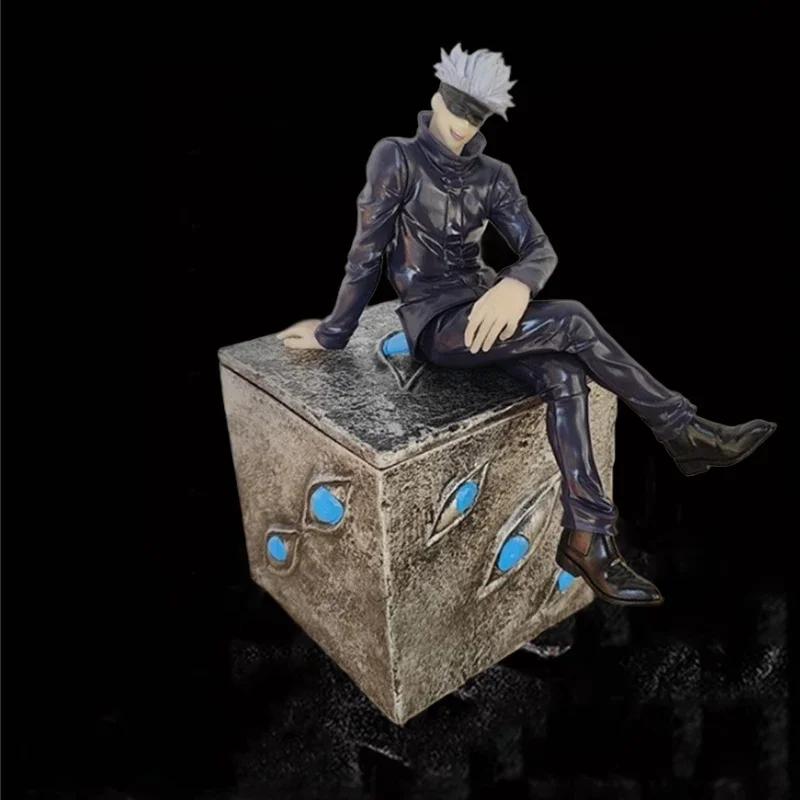 Аниме Годзё Сатору, фигурка дзюдзюцу Кайсен, тюремное царство, фигурка Годзё, статуя, реквизит, фигурка, коллекция ПВХ, игрушки в подарок