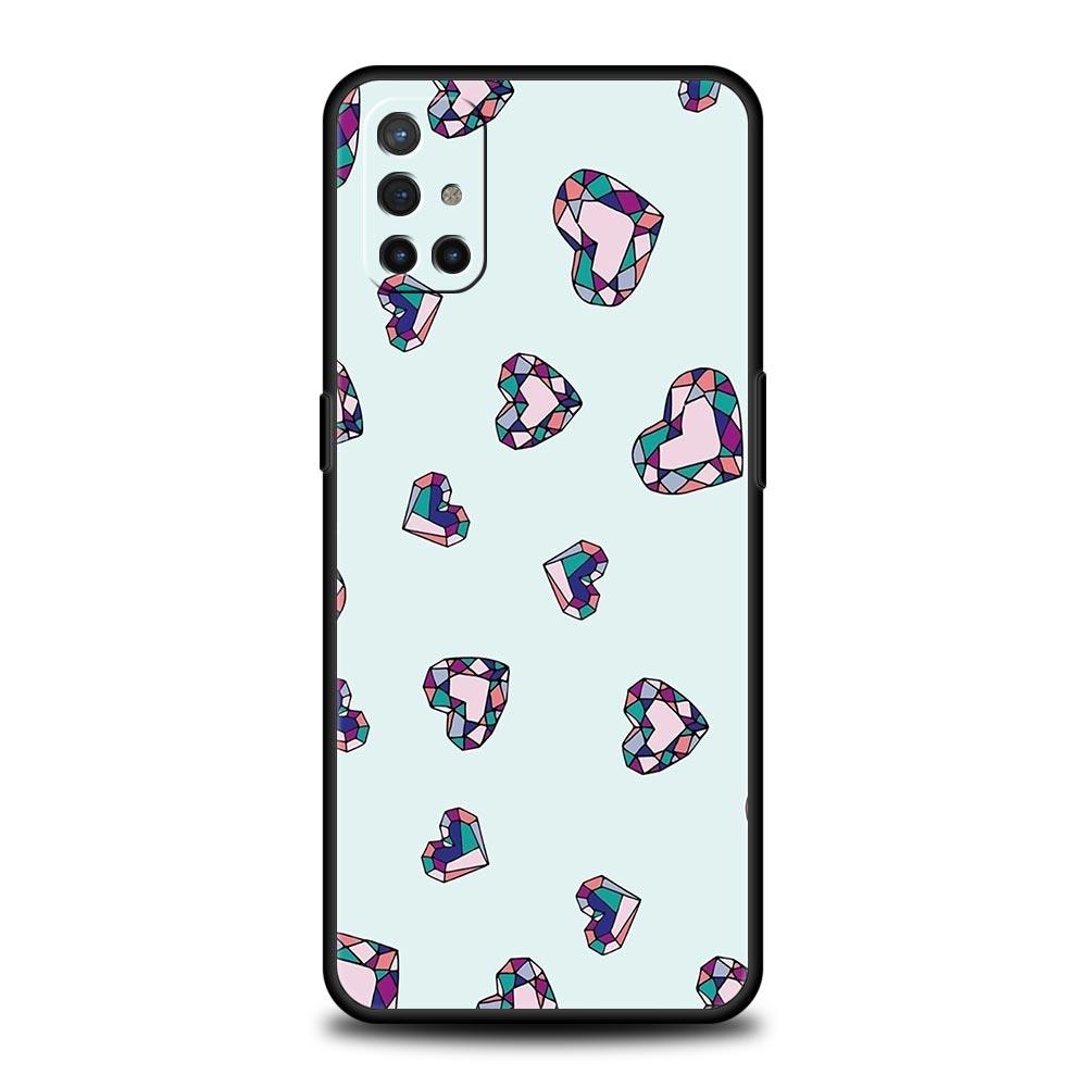 Cute Cat Dog Paw Love Phone Case For OnePlus 12 11 10 9 8 7 7T Pro 12R 10R 9RT 9R 8T Nord N100 N200 N10 2T CE 2 5G Black Cover