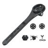 3K Carbon Fiber Bike Stem Extension Computer GPS Mount Holder Bracket for Garmin