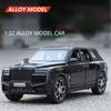 1:32 Scale Rolls-Royce Cullinan Cars Models Toys Alloy Diecast 2 Doors Opened with Light Sound Miniature Car Boys Perfect Gifts