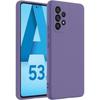 Case - BOOLING - for Samsung Galaxy A53 5G - Dark Purple - Shockproof Silicone - Slim