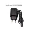 Braun S3 For S5 S7 S8 S9 Series Shaver European Standard Plug Power Charger