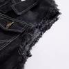 Men's Korean Version of The Slim-fit Trend Black Denim Vest Large Size Motorcycle Youth Korean Version of The Vest Waistcoat Vest