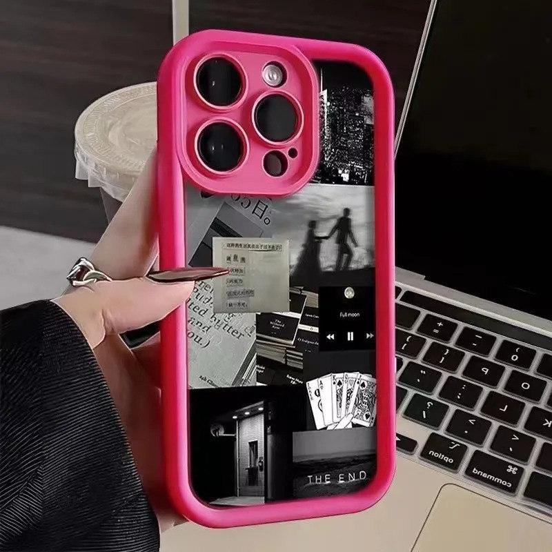 Soft Candy Liquid Silicone Phone Case For iPhone 15 Pro Case for iPhone 11 13 12 16 14 Pro Max XR XS X 7 8 SE Shockproof Cover