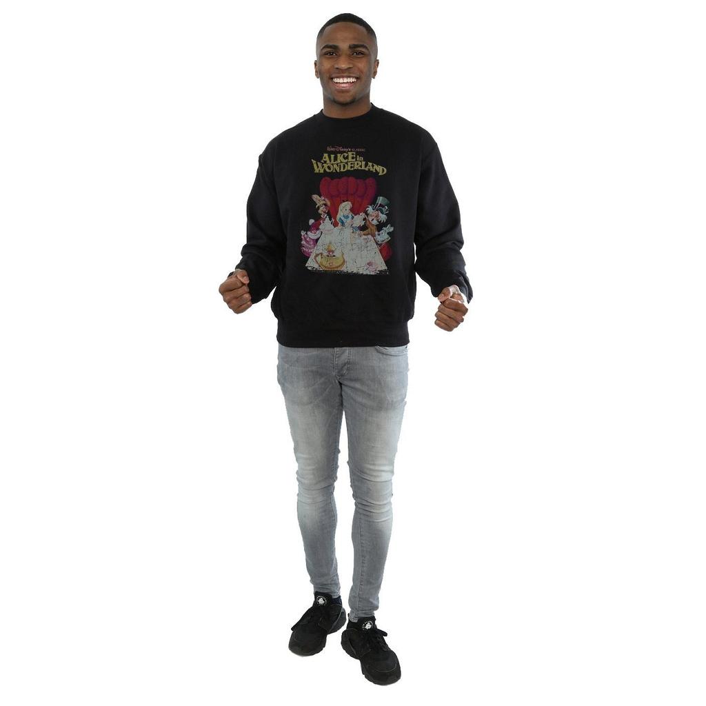 Disney Мужская толстовка с ретро-плакатом «Алиса в стране чудес»