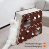 Stackable Cat Scratcher House Felt Cat Claw Board Climbing House  Cat Scratching/sleeping/playing