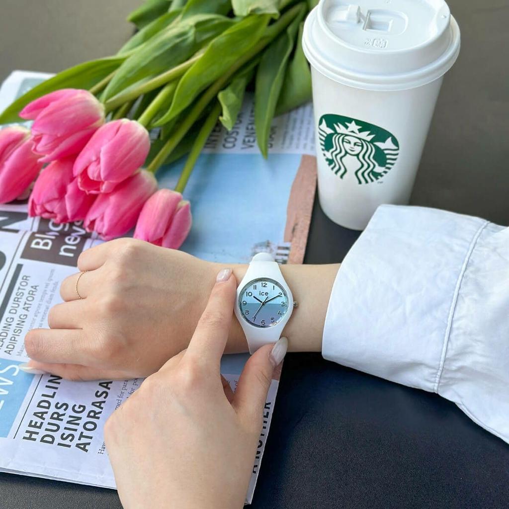 Авторизованный дистрибьютор Часы Ice watch 021356 Ice horizon ICE horizon бирюзовые цифры маленькие [Ice-watch] женские