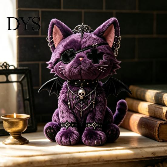Персонализированные статуэтки животных, готические деревянные фигурки, стиль пирата, кошка, кролик, 2D плоские настольные украшения, для домашнего витринного шкафа