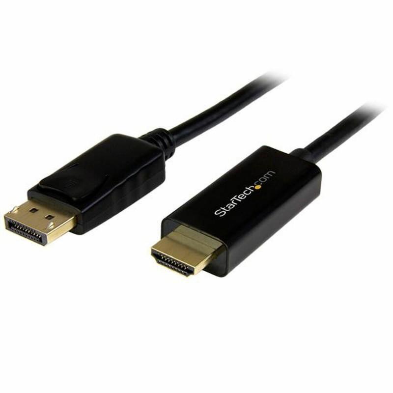 Startech-Adaptador DisplayPort a HDMI Startech DP2HDMM3MB 4K Ultra HD 3 m Negro