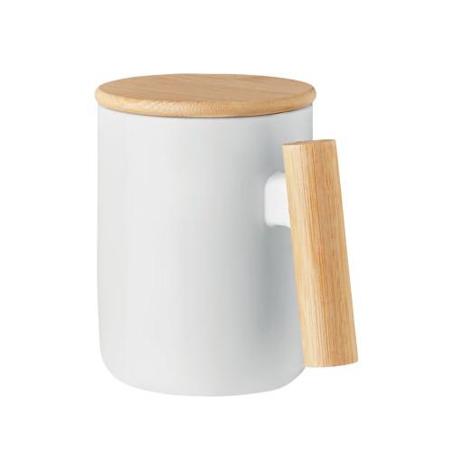 MidOcean Majest Porcelain 380ml Mug With Lid