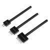 1PC DIY Leather Craft Punching Tool 2/4/6 Prong Hole Row Circular Cut Stitched Hole Spacing Drilling Leather Craft Tool