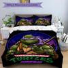 3pcs Turtles Bedding Set. Soft and Comfortable with No Core Included (1x Duvet Cover + 2x Pillow Covers) yy251031074