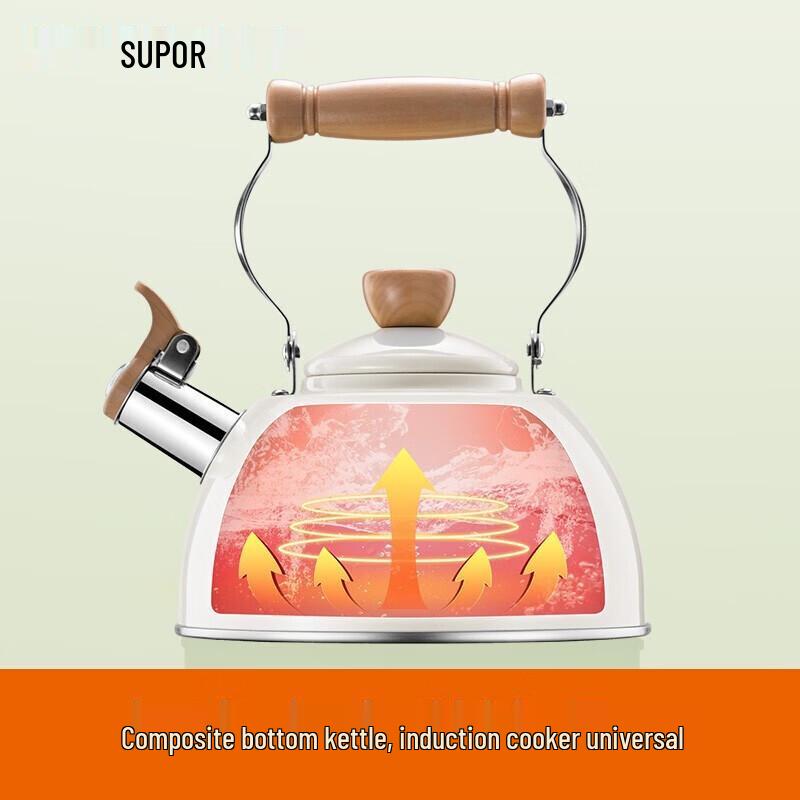 Свистящий чайник для плиты Supor