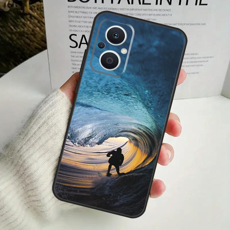 Волны для серфинга в Калифорнии для OPPO Reno 11 F 10 Pro 4Z 5Z 8T 4 5 6 7 8 Lite OPPO Find X3 X6 Pro X2 Neo X5 Lite Чехол