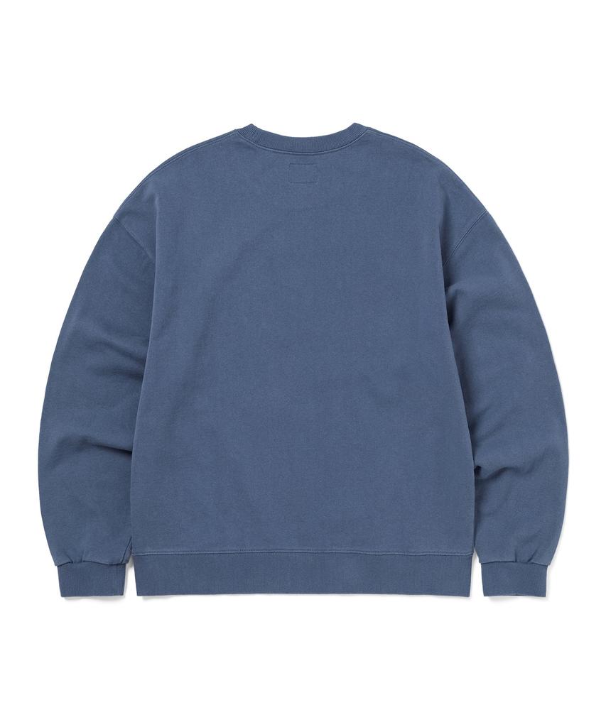 THISISNEVERTHAT Tnt Faded Crewneck Deep Water