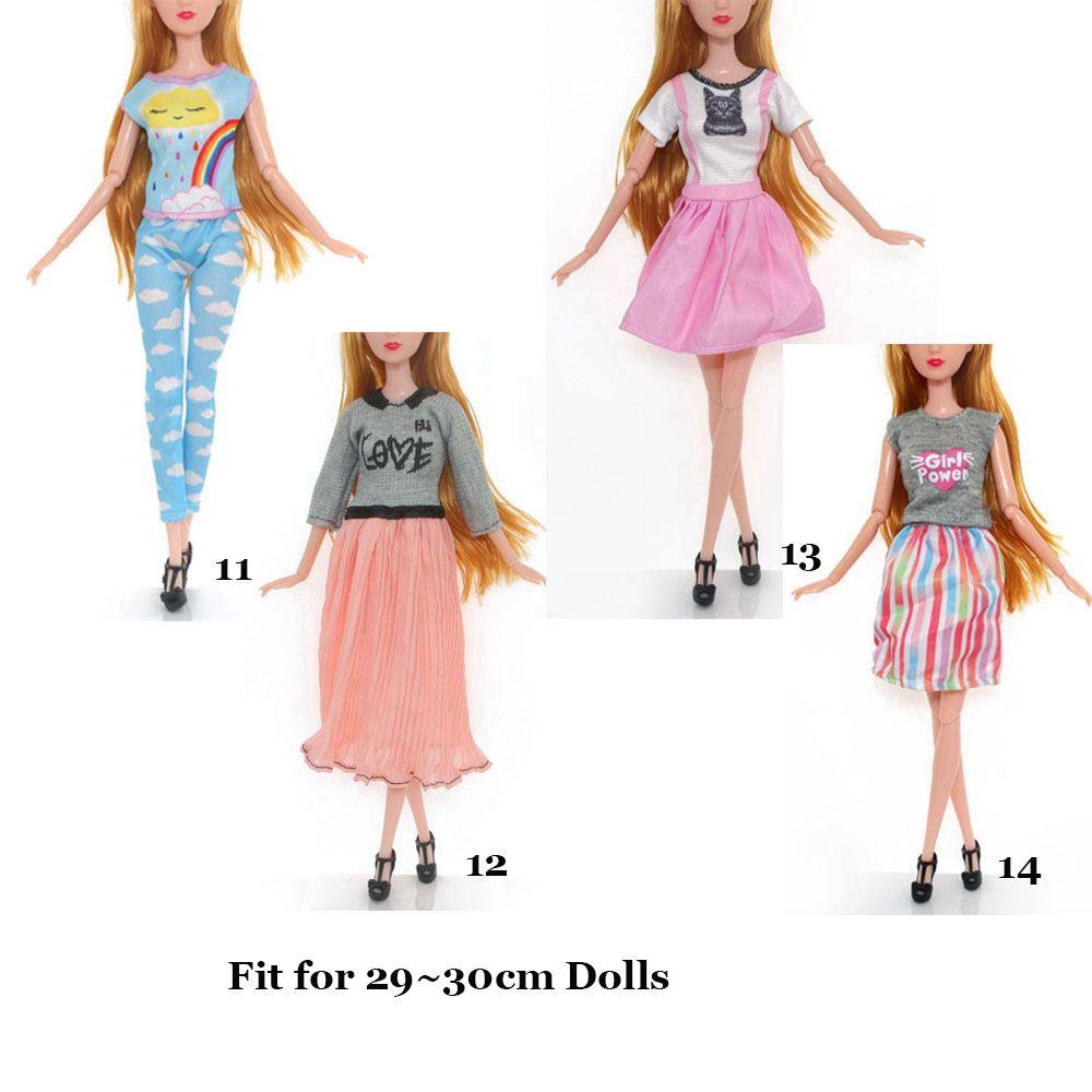 Newest 2021 DIY Dolls Dress Girl Clothes Casual Wear Doll Accessories