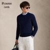 Lords Men's Thickened Cashmere & Wool Cable-Knit Crewneck Sweater