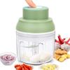 Mini Food Processor USB Charging Powerful Motor Ginger Masher Chili Meat Blender Mincer Kitchen Food Mixer Tools 100/250ml