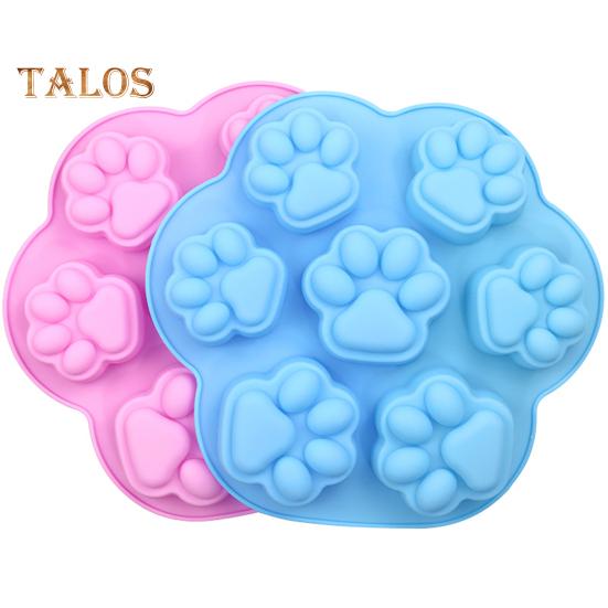 Fondant Mould Unique Shape Easy To Release Widely Applied Great Footprint Handmade Silicone Chocolate Mold for Bakery