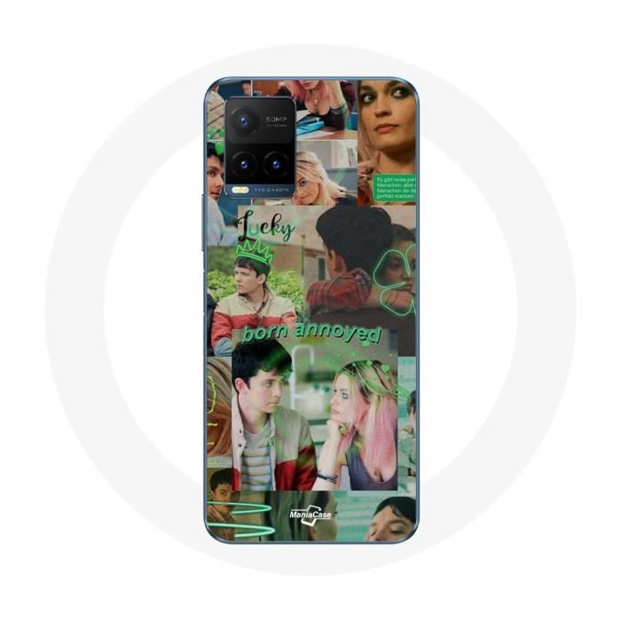 Coque pour Vivo Y21s 2021 / Y21 2021 Sex Education Maeve Wiley et Otis Milburn