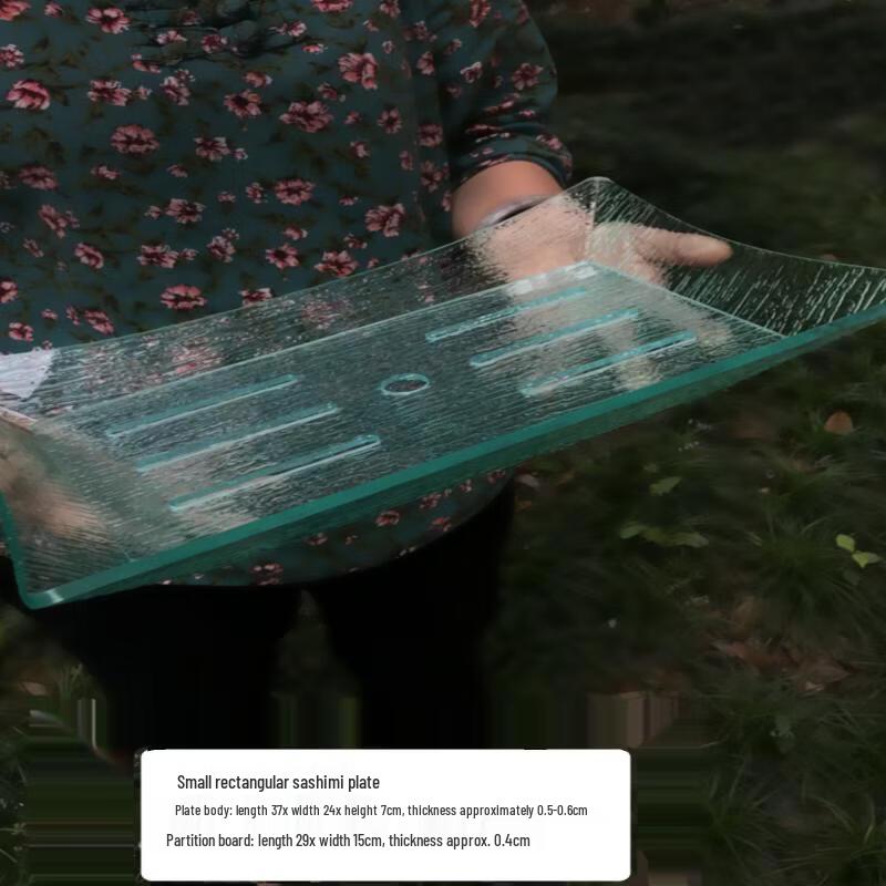 Большая овальная акриловая ледяная ванна / фруктовая тарелка