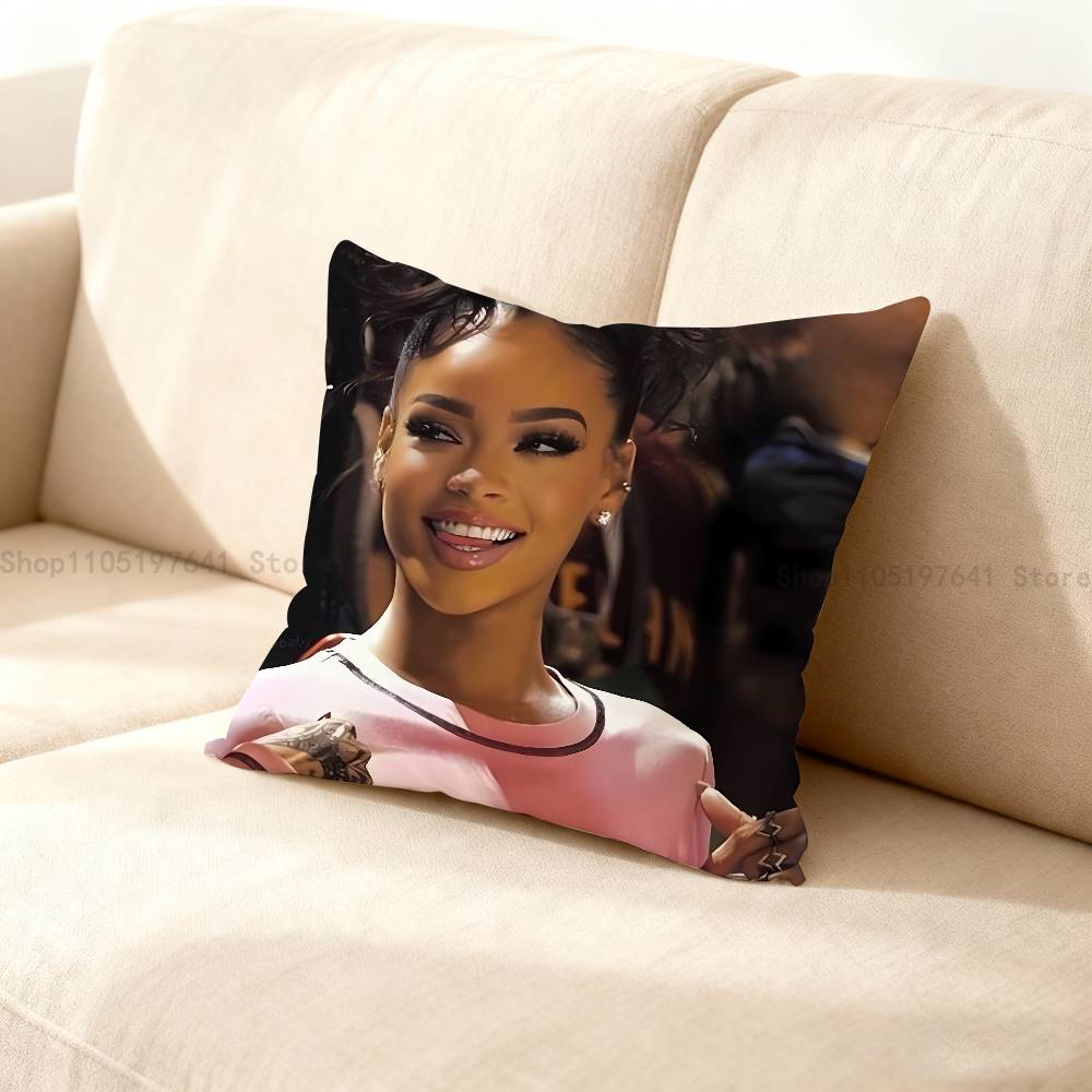 Singer R-Rihanna-Es Pillow Case For Sofa Decor Car Office Room Printing Cushion Cover Decorations And Protector